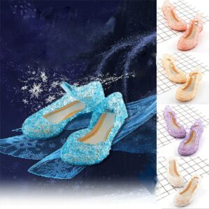Girls Crystal Jelly Sandals